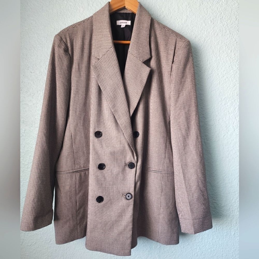 Garage double breasted blazer jacket oversized XL tall